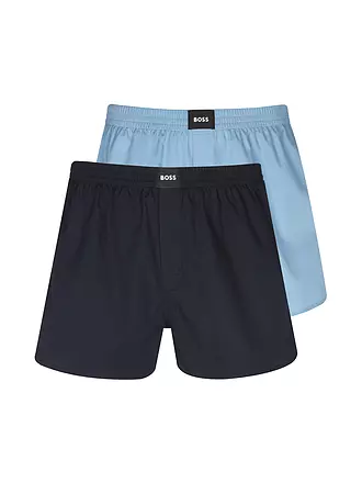 BOSS | Boxershorts Paquete de 2 light/pastel purple | dunkelblau
